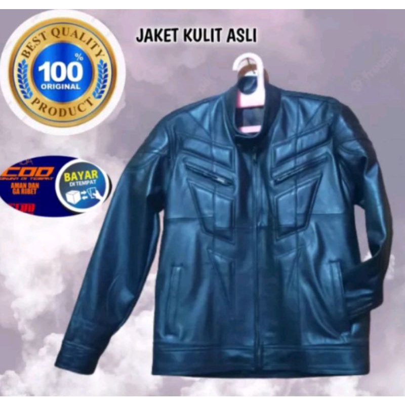 Jaket kulit warpak jaket anak motor jaket asli kulit  jaket pria/wanita