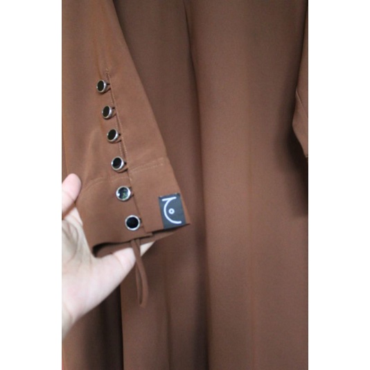 Saila Dress Aljenna Caramel Preloved