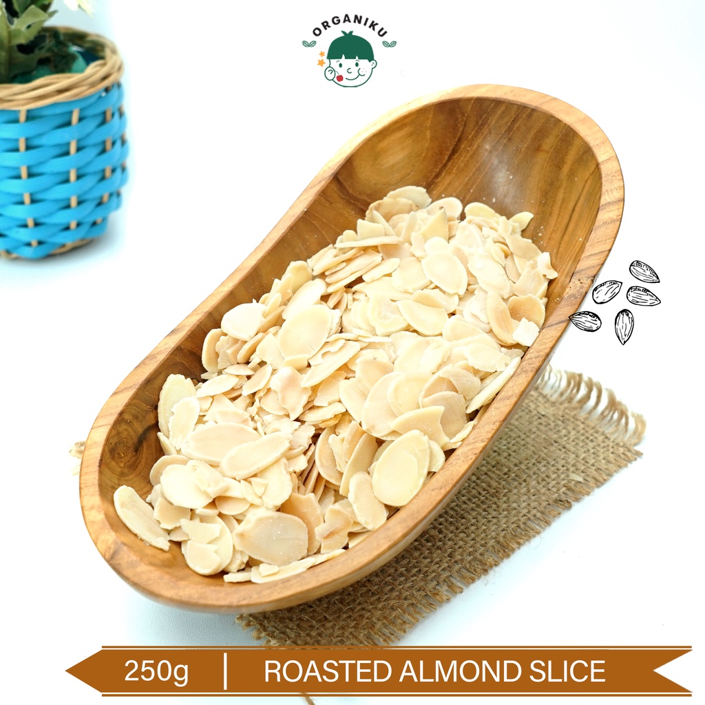 Roasted Almond Slice / Almond Iris Panggang 100gr, 250gr