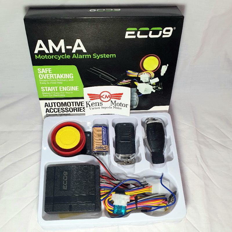ALRM MOTOR ECCO9 REMOTE STATER JARAK JAUH