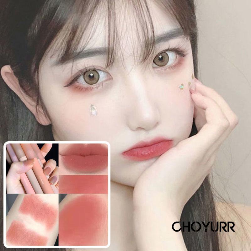 【COD】Lipcream Matte Lipstick Velvet Lip Color Lipstick Waterproof Tahan Lama Lip Tint Korean Original Import Kosmetik Makeup-CH