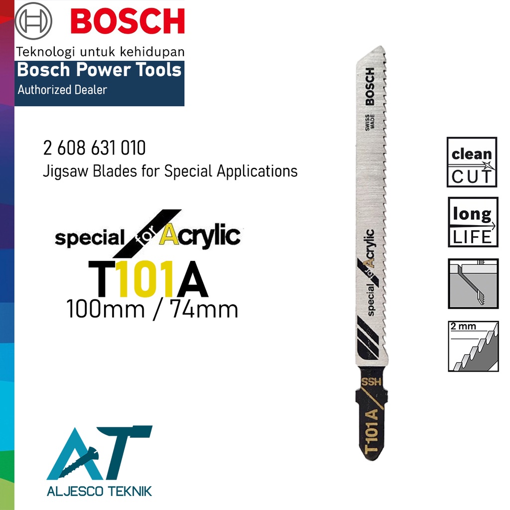 Jual BOSCH MATA JIGSAW T101A ACRYLIC AKRILIK Shopee Indonesia
