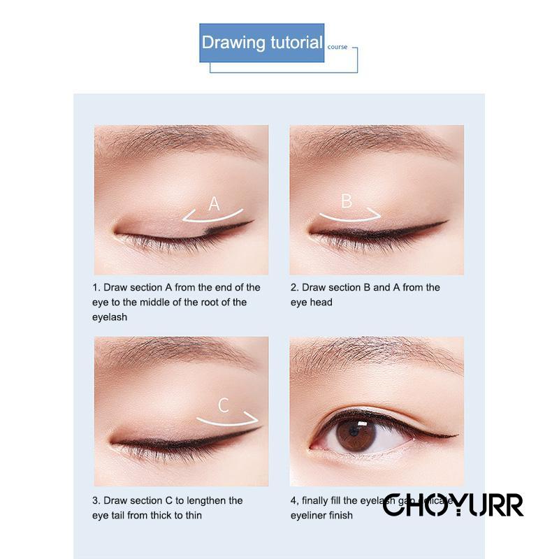 【COD】Eyeliner Mata Blue Gold Waterproof Tahan Air Eyeliner Cair Tahan Air Tahan Lama Quick Dry -CH