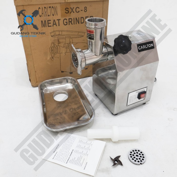 Gilingan Daging Listrik SXC8 CARLTON / Meat Mincer Grinder Electric Mesin Pengiling Daging Giling Daging SXC 8 CARLTON