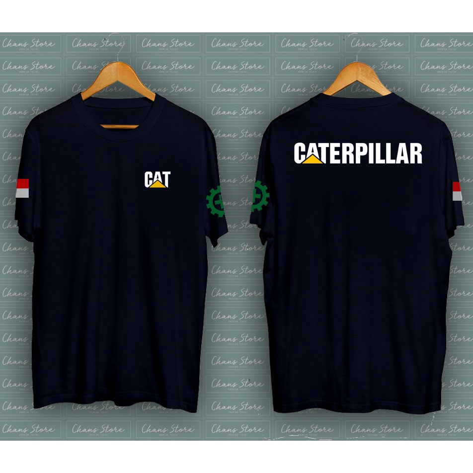 Kaos Baju Cat Caterpillar Excavator Contruction Alat Berat Bego Tambang Batu Bara