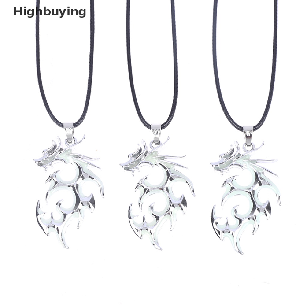Hbid Kalung Naga Luminous Kalung Perak Fluorescence Malam Bercahaya Untuk Pesta Glory