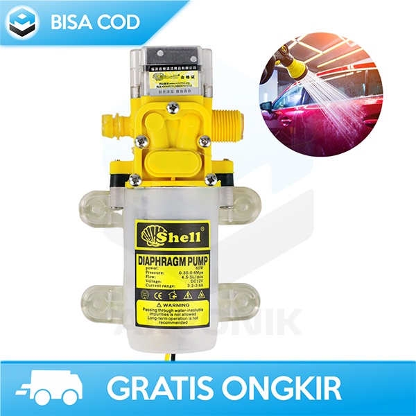 POMPA AIR HIGH PRESSURE 12V CAR WASHING WATER KECEPATAN TINGGI 80WATT