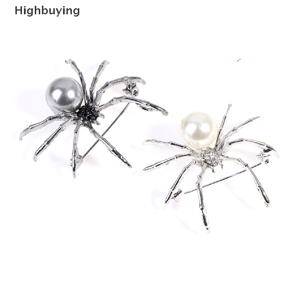 Hbid 1PC Spider Mutiara Bros Korsase Perempuan Hadiah Aksesoris Pria Fashion Perhiasan Glory