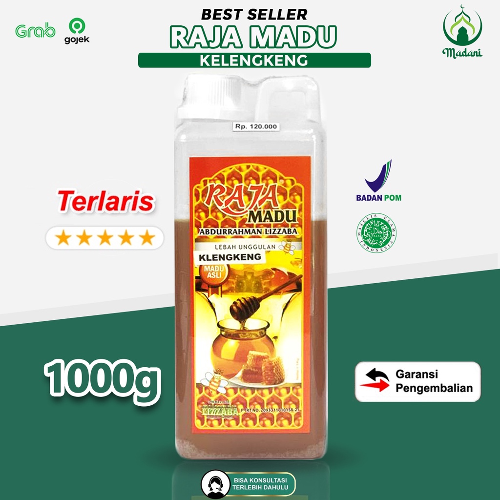 

Madu Asli 100% Tanpa Campuran 1 kg Raja Madu Kelengkeng
