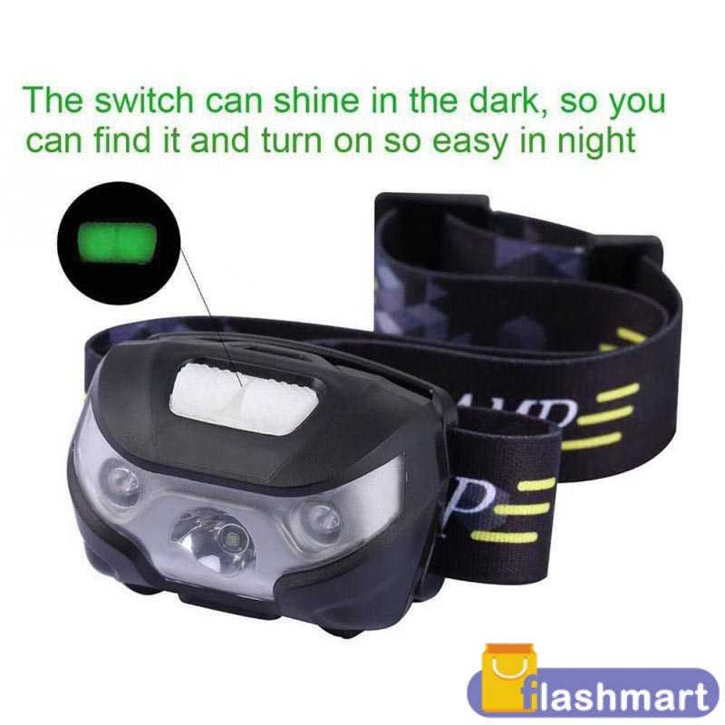 Flashmart Headlamp Flashlight Rechargeable USB + Motion Sensor - Z20T19