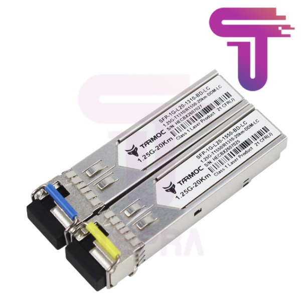 SFP 1G BIDI 20KM l Singlemode LC Mikrobits, Mikrotik, Cisco Compatible