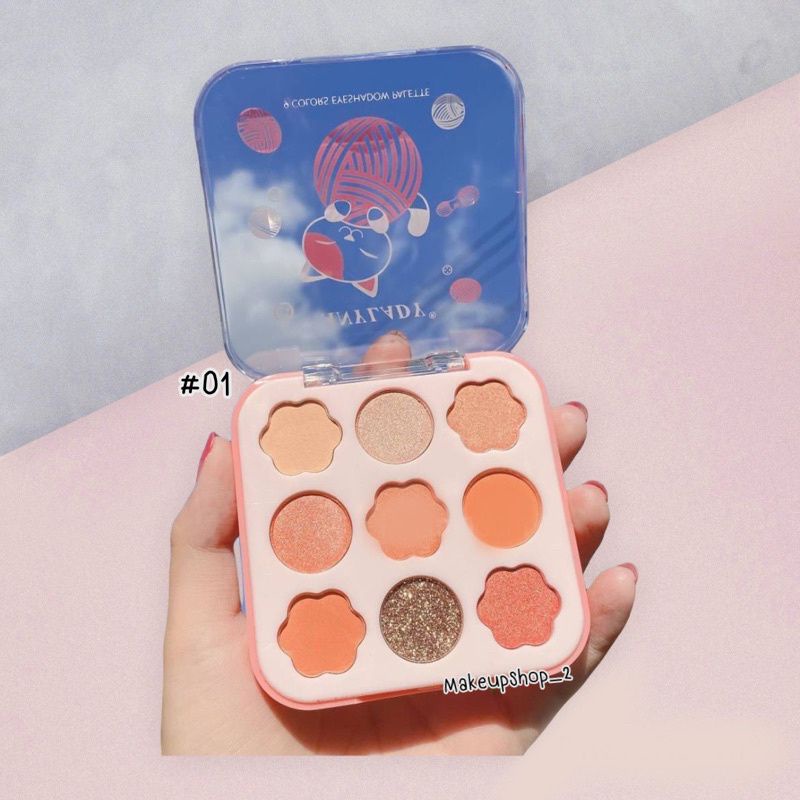 PROMO ECER!! EYESHADOW ANYLADY CAT 9 COLLOR PEACH BEST SELLER 943