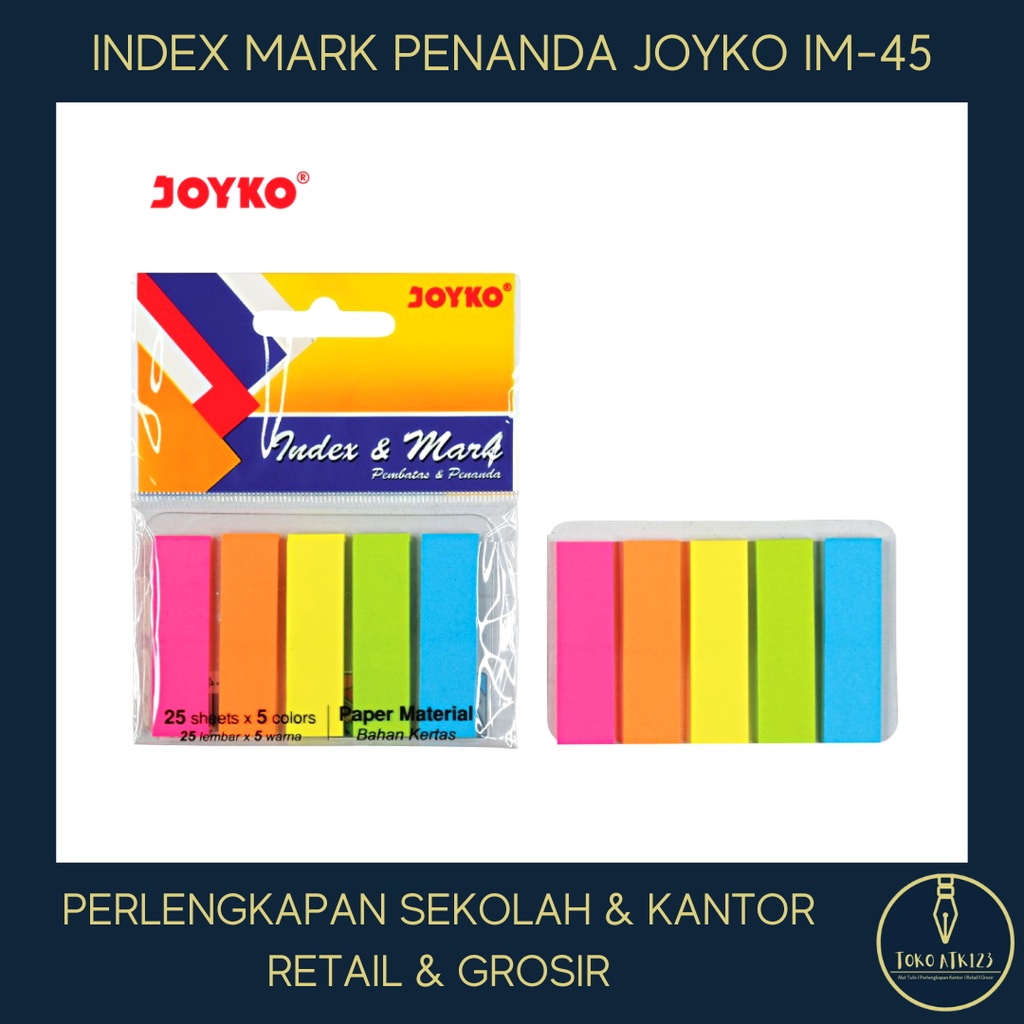 Index &amp; Mark Sign Here / Penanda / Pembatas Joyko IM-45 / Kertas