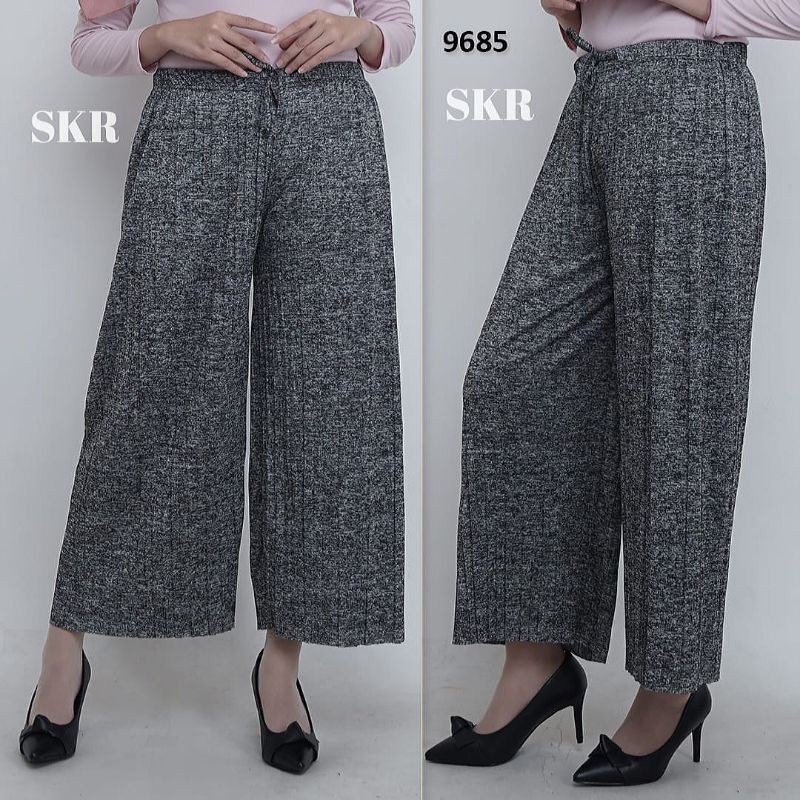 CELANA KULOT PLISKET HW IMPORT / CULLOTE PANTS HIGHWAIST