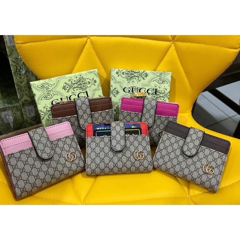 Dompet kartu kancing wanita,Free box
