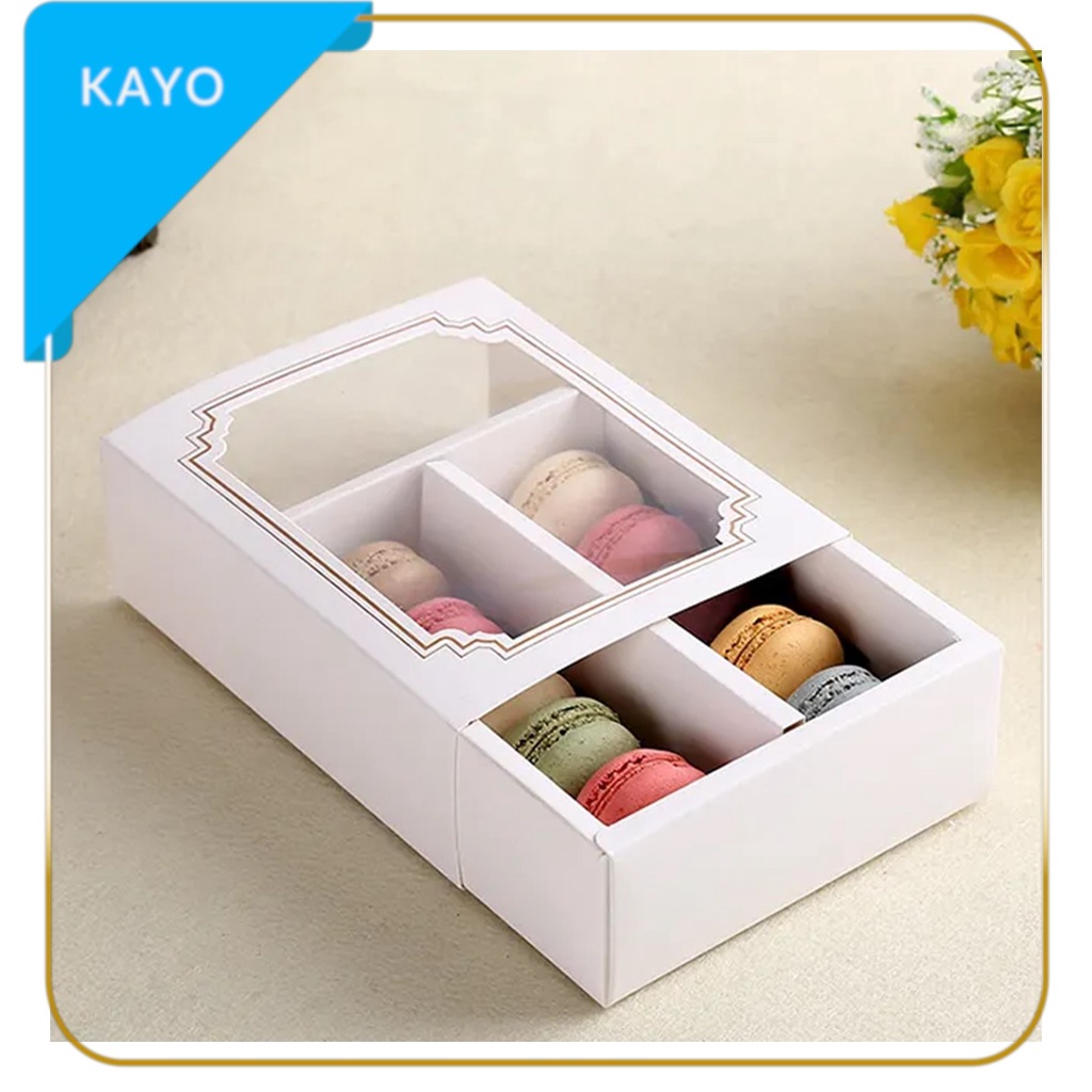 

box kue slot putih, box mooncake box kue/mooncake kotak kado