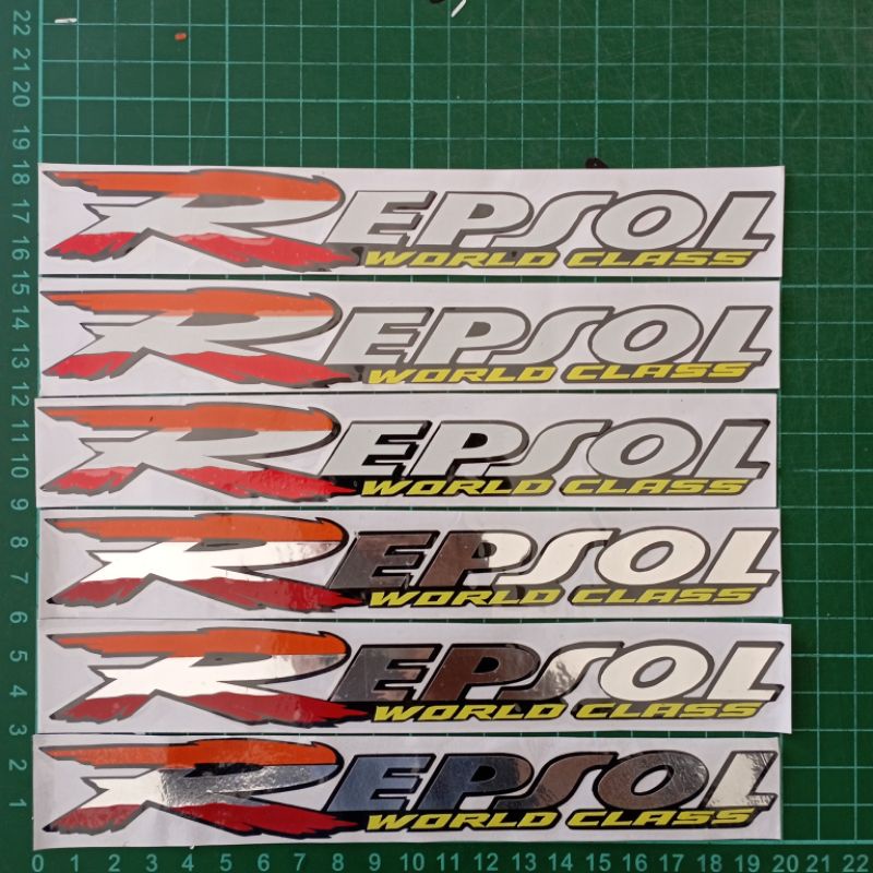 Stiker Cutting Repsol World Class