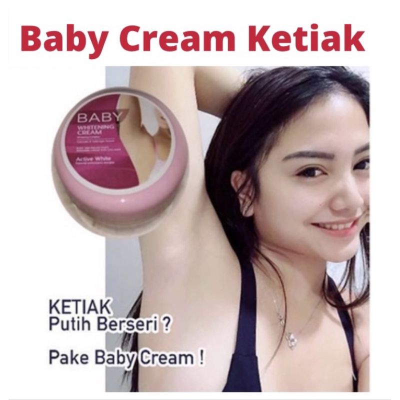 BABY WHITENING Baby Cream Pemutih Shinkurim Pemutih Ketiak - Ketiak Putih Bersih dalam bpom