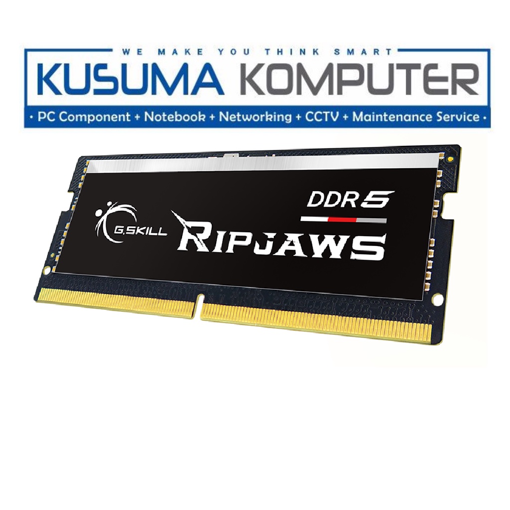 Gskill Ripjaws DDR5 SODIMM DDR5 5200 16GB 1x16GB Ram Laptop F5-5200S3838A16GX1-RS