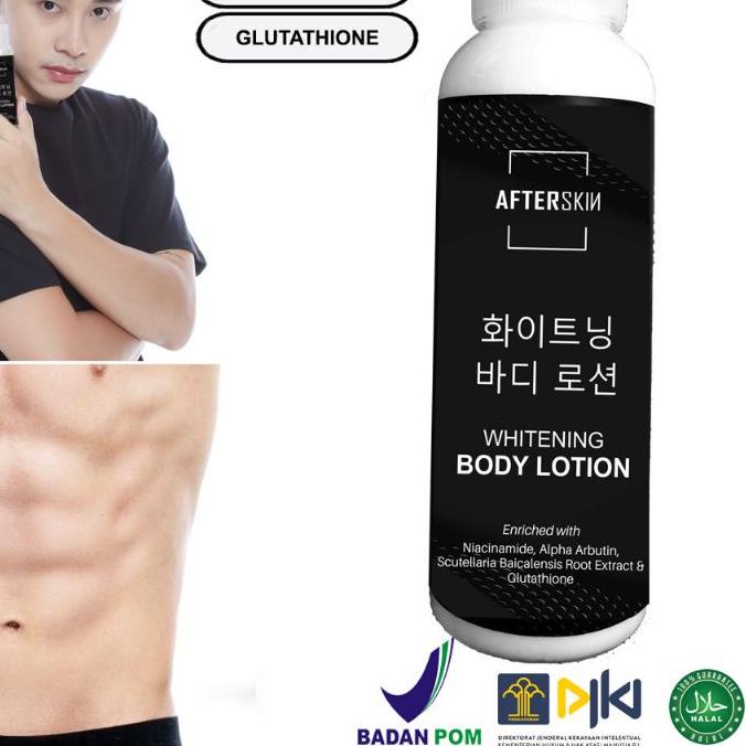 12.12 HARGA GROSIR [FOR MEN] LOTION PEMUTIH BADAN PRIA INSTANT KOREA AFTERSKIN BPOM HALAL / Hand Bod