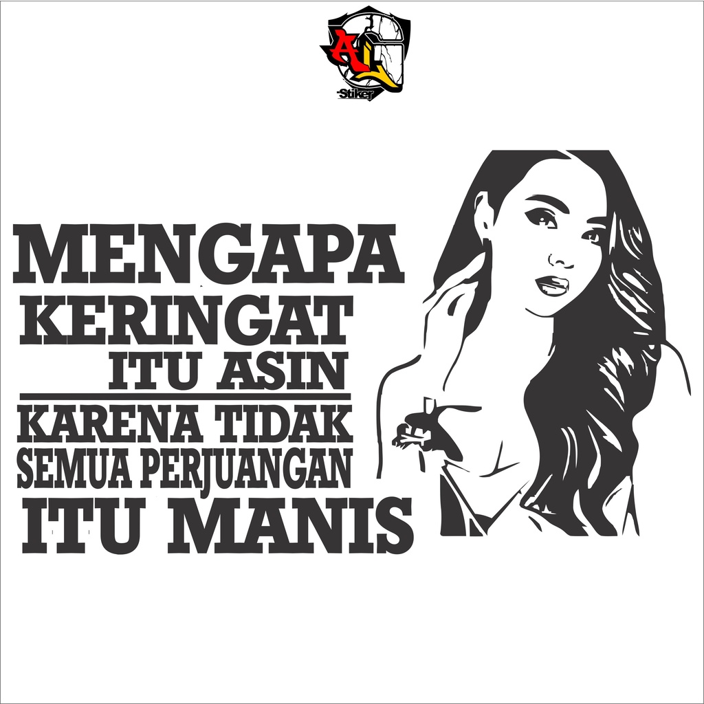 Jual STIKER/STICKER/CATING/CUTTING/SC.024/STIKER KACA/STIKER KATA KATA