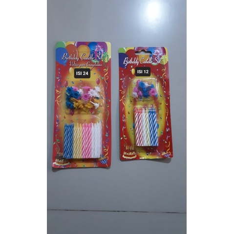 Lilin spiral peppermint Besar / Lilin Stripe pappermint