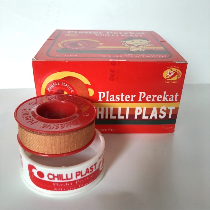 Chili Plast - Plester Perekat Rol - Plaster Chiliplast Kain Coklat - Plester Chiliplast - ORIGINAL