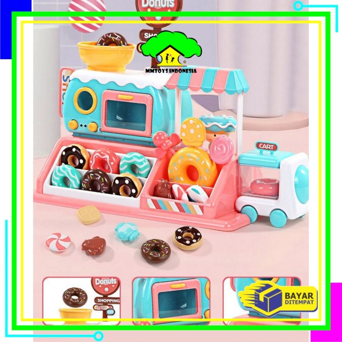 MI-M29 Kado Ulang Tahun / Mainan Edukasi Anak Toko Donat 999-82