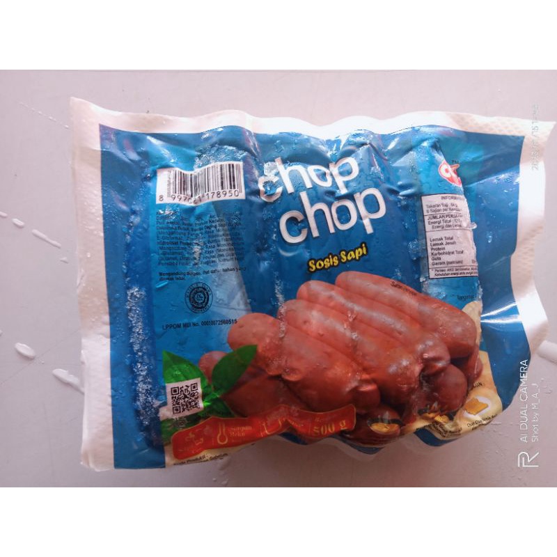 

[Chop-chop] Sosis sapi kemasan 500gr isi 10pcs