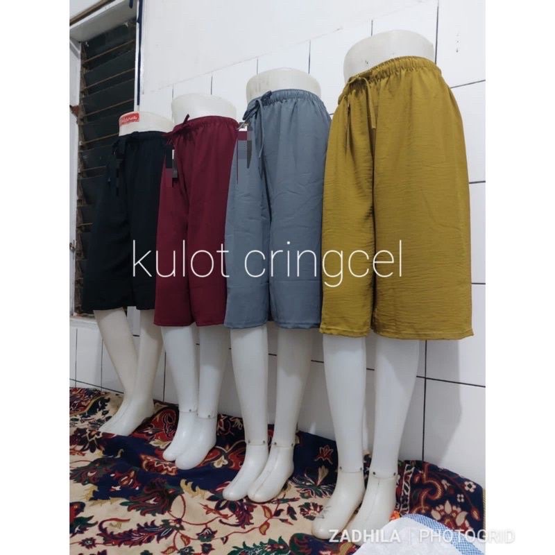 KULOT CRINKLE AIRFLOW PENDEK 7/8 / KULOT PENDEK CRINKLE AIRFLOW PREMIUM