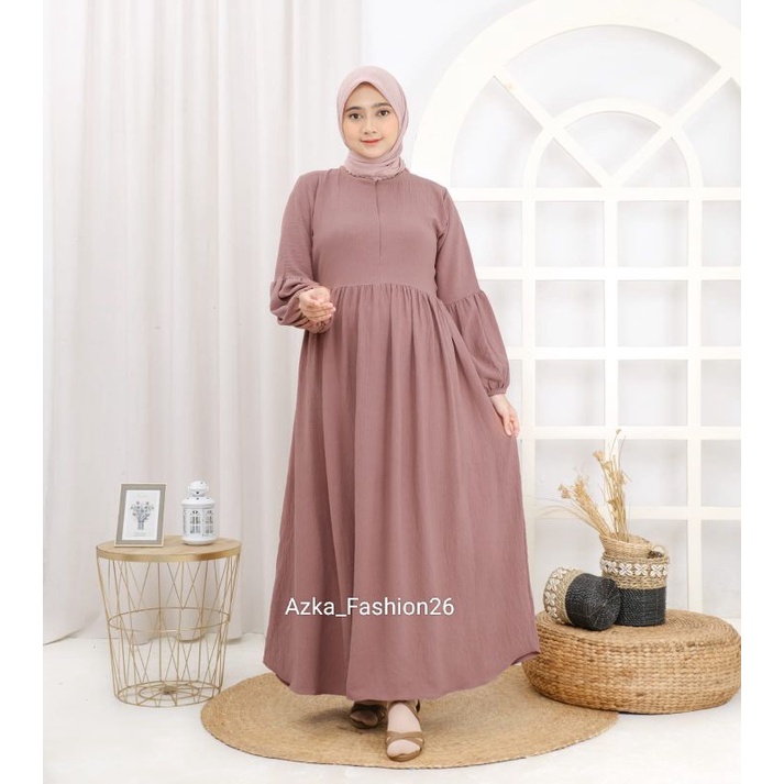 ameena dress//cringkle airflow//gamis remaja