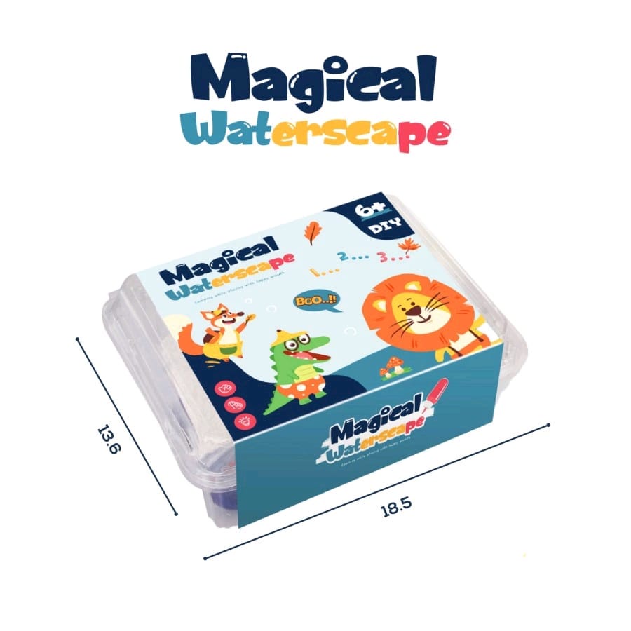 WE Magical Waterscape Mainan DIY Edukasi Water Scape Jelly Magical Kreaktif Jelly