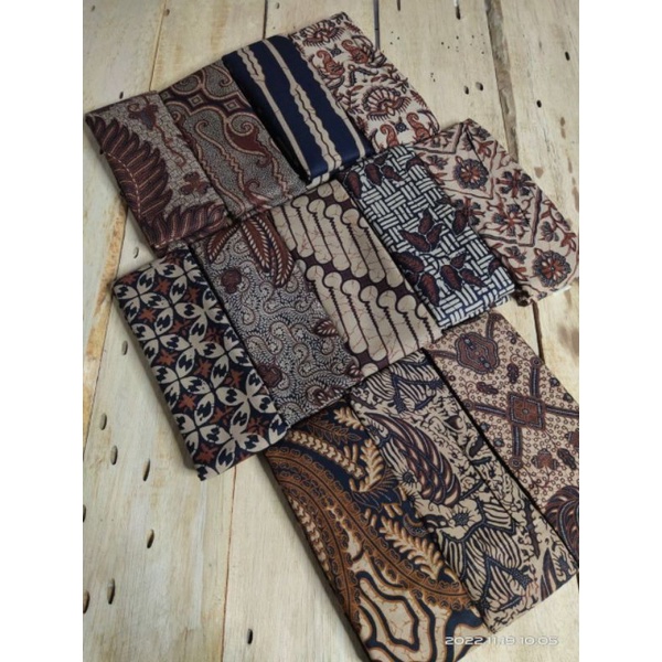 KAIN BATIK COKLATAN KATUN HALUS ADEM