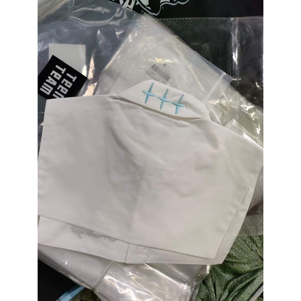 FAKE COLLAR wanita kerah palsu kerah kemeja hoodie premium