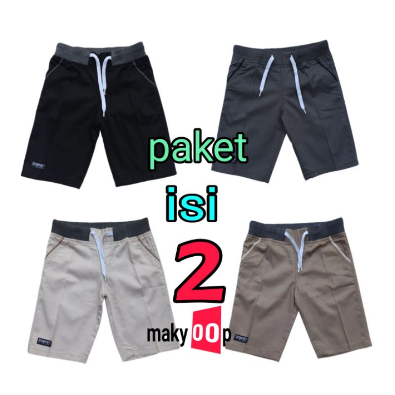 Celana Pendek Chinos 40 ribu isi 2 celana