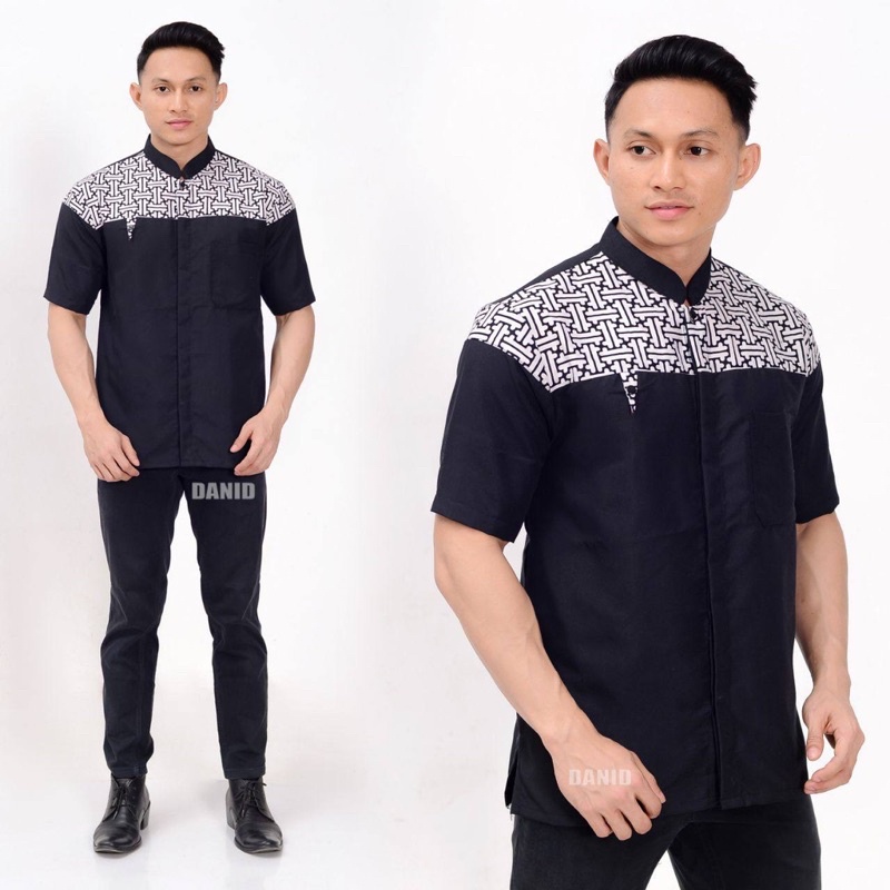 Baju Koko Pria Lengan Pendek Model dan Motif Terbaru