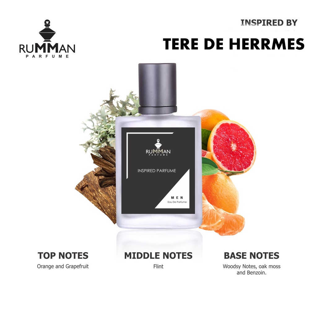 Inspired Parfum Terea De Hrmes Parfume Farfum Minyak Wangi Pria Cowok Laki Tahan Lama Aroma Rempah