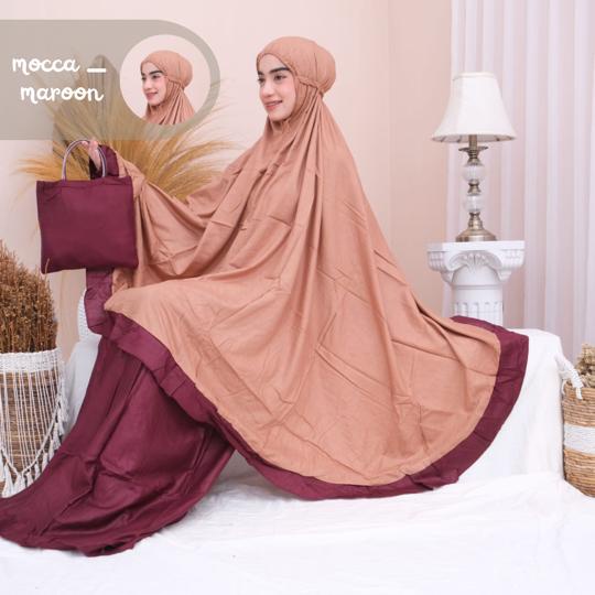 grosir_solo || MUKENA RAYON BALI DEWASA JUMBO REMPEL RENDA || MUKENA POLOS raya nashmia zahra salwa nadira daisy