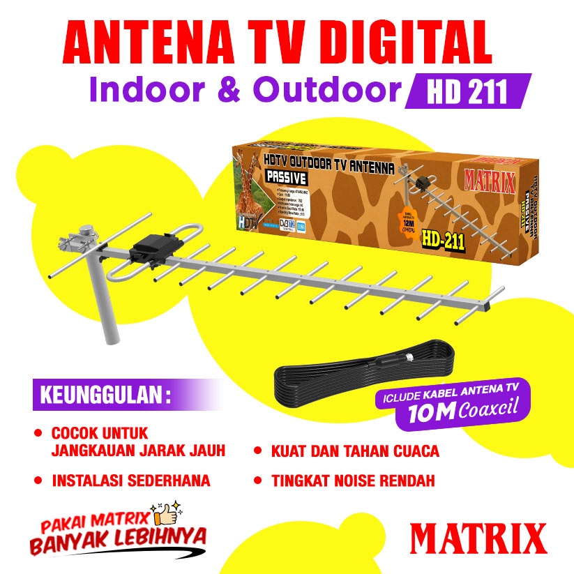 Antena TV Digital HD-211 Matrix -