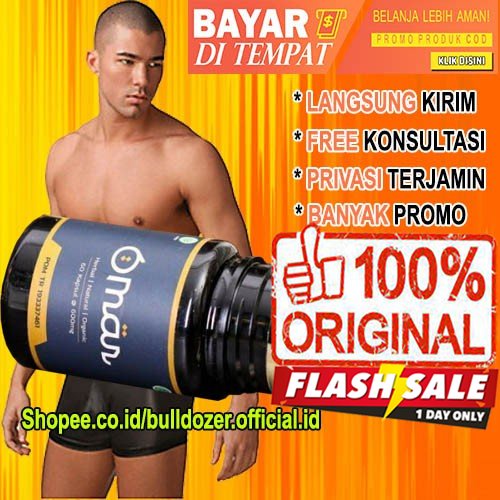 OBAT HERBAL STAMINA PRIA OMAR ORIGINAL 100% ISI 60 KAPSUL SUPLEMEN BENTRAP