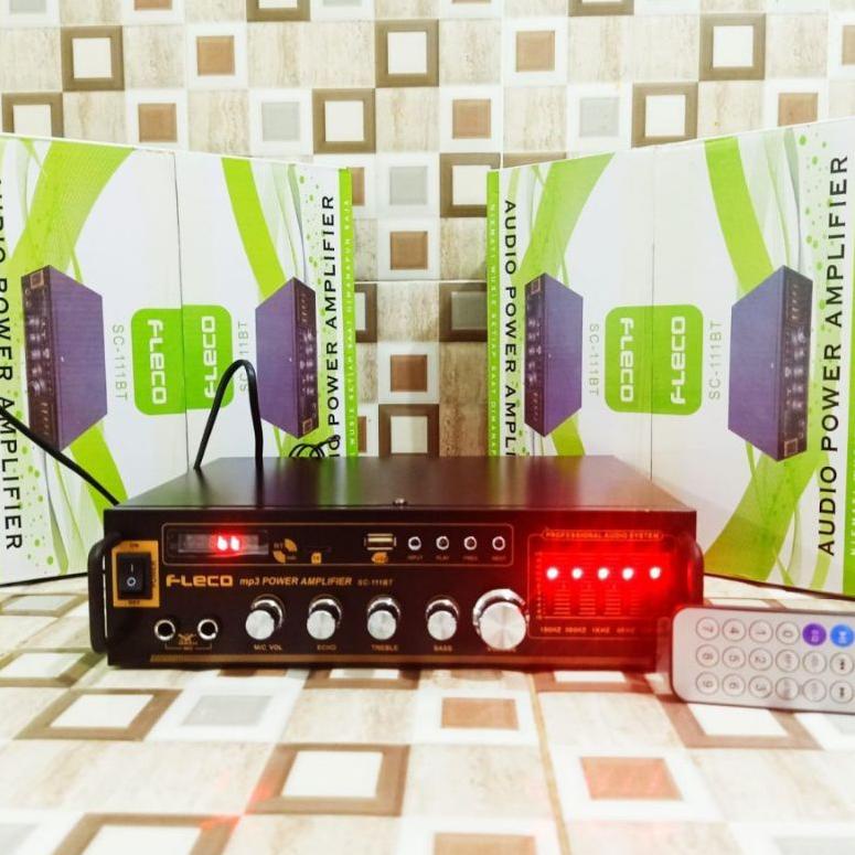 COD AMPLIFIER BLUETOOTH FLECO SC-111BT//AMPLI KARAOKE//AMPLI SALON AKTIF//AMPLI X-BASS 9835