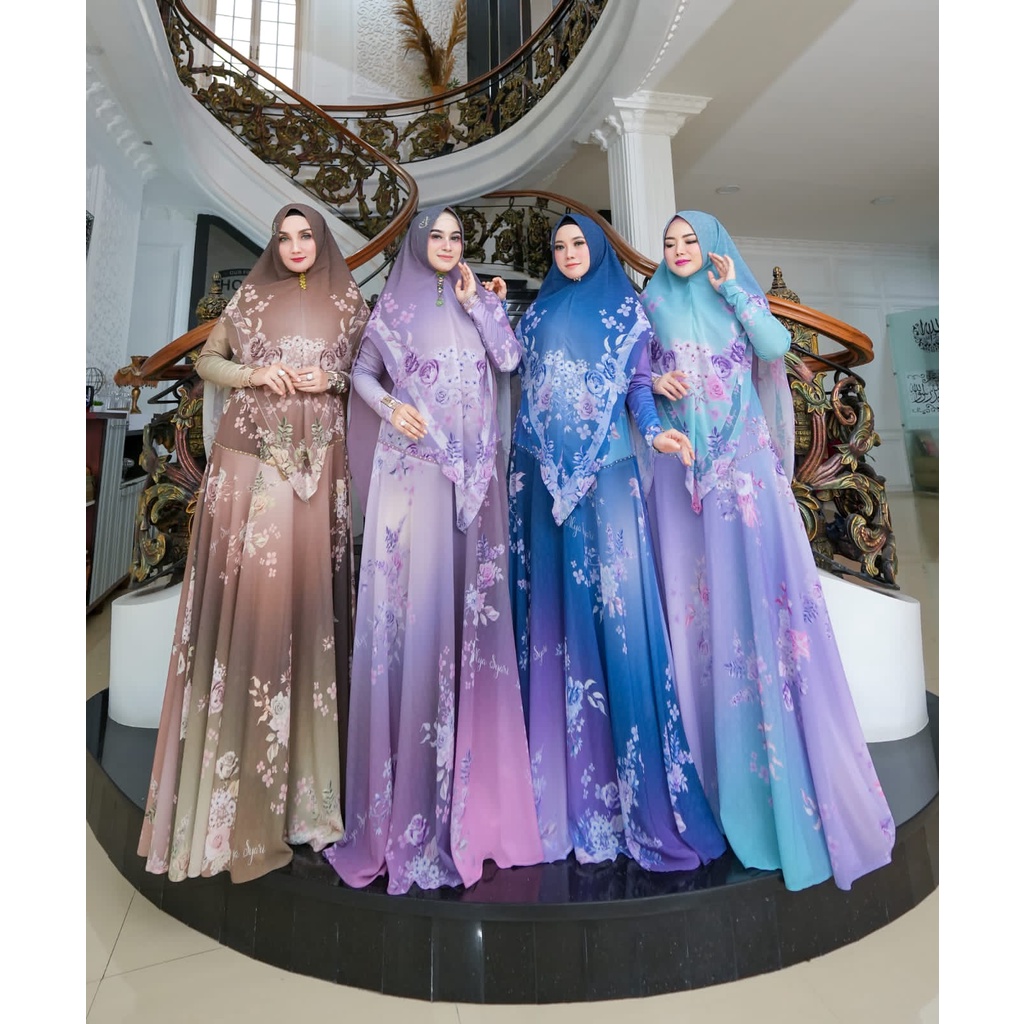 Heelwa Series By Alya Syari Official ORI Hijab Gamis Syari Kekinian BestSeller Terlaris Termurah Original Syari