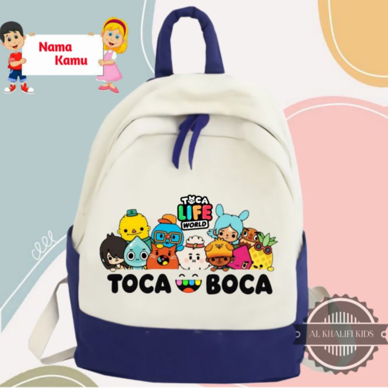 TOCA BOCA RANSEL ANAK TAS ANAK TOCA BOCA GRATIS PASANG NAMA