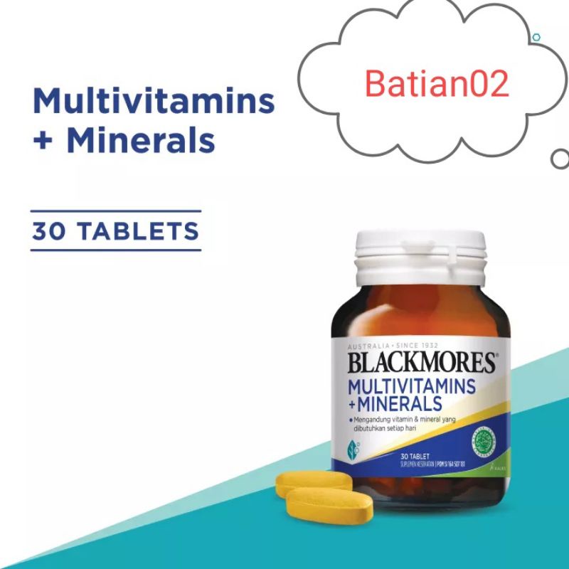 Blackmores multivitamin + minerals 30
