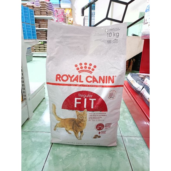 Grab/Gojek only Royal Canin fit 32 10kg Freshpack/ Rc fitt 32/ dryfood