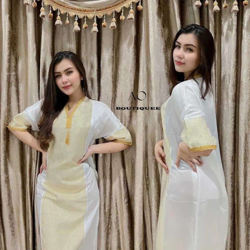 AO BOUTIQUEE - KAFTAN BASWER /Import dubai/kaftan lebaran/kaftan premium