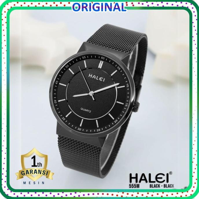 Jam tangan pria original HALEI 555 tahan air