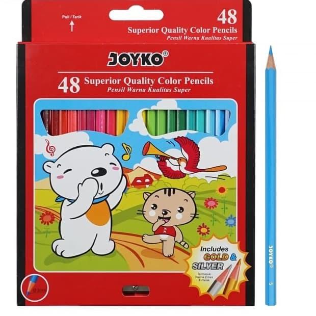 

ア Joyko Color Pencils Pensil Warna CP-48PB 48 Warna Klasik Classic Baru!!