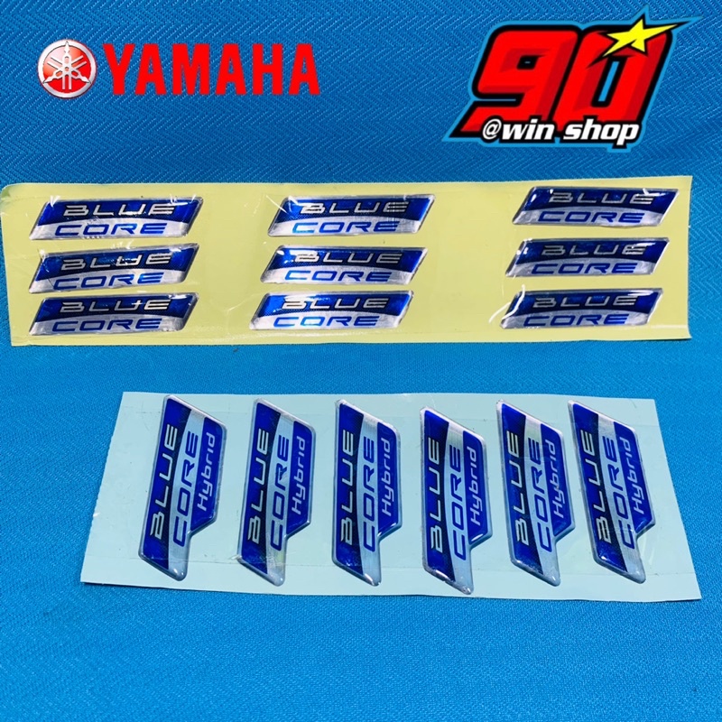 emblem logo yamaha bluecore blue core hybrid