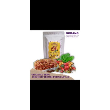 

Gobang (Goreng bawang) pedas level 3,5,7 dan 10